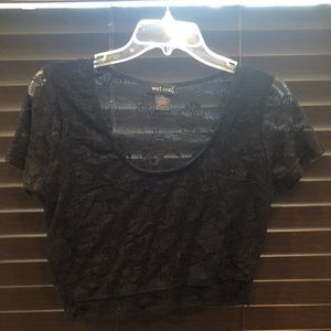 Lace crop top